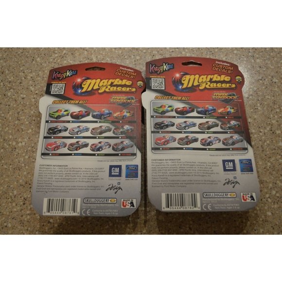 Krazy Kars Marble Racers Light Up Corvette Stingray - Camaro SS Lot of 2 (B) - Picture 6 of 7